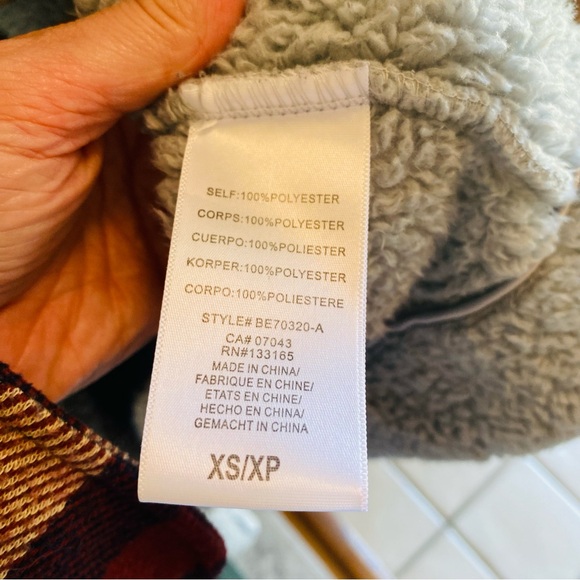 Anthropologie Eri & Ali Prudence Hooded Sherpa Robe, Size XS - Picture 12 of 13